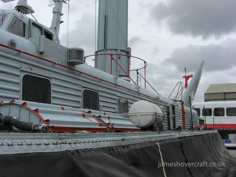 BH7 at the 2009 Hovershow - Looking aft along the port-side of BH7 (credit: James Rowson).